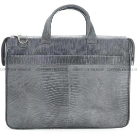 تصویر کیف اداری مردانه چرم طبیعی مدل سینا کد 1137 SINA leather men's Office bag | GRAY Color model - 1137