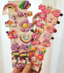 تصویر پک کش‌مو و سنجاق کودک(16عددی) 