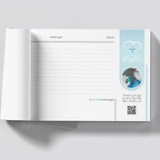 تصویر سرنسخه تحریر 80 گرم A5 با سرچسب 