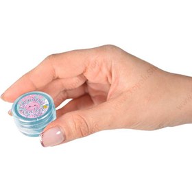 تصویر پودر رنگ متالیک آبی روشن 