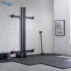 تصویر سازه کراس فیت دیواری تاشو Folding wall crossfit structure NS1022 