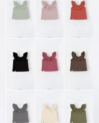 تصویر تاپ یقه چین دار AKU 