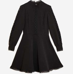 تصویر پیراهن مجلسی زنانه دامن کلوش مدل شاران برنس Bornos 