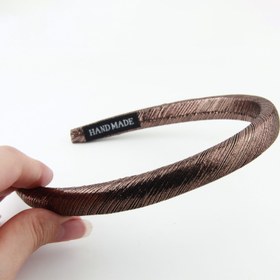 تصویر تل سر زنانه مدل خطی براق 