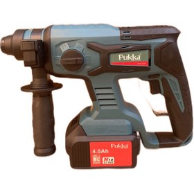 تصویر بتن کن شارژی 18 ولت براش لس پوکا مدل CBR180 Pukka CBR180 Rotary Hammer Drill