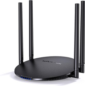 تصویر WiFi Router AC1200 Dual Band 5G/2.4G Wi-Fi Router Wireless Internet Router for Home4 x 5dBi Omni Directional AntennasSupports Router/Repeater/Access Point Mode (Black) - ارسال 15 الی 20 روز کاری 