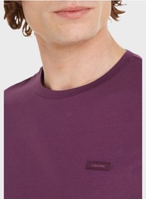 تصویر تی‌شرت گردن گرد لوگو برند Calvin Klein Logo Crew Neck T-Shirt