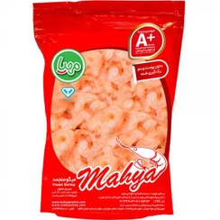 تصویر میگو منجمد سایز ۱۵۰-۱۱۰ مهیا پروتئین ۴۵۰ گرم 