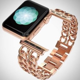 تصویر بند فلزی استیل طرح Cartier اپل واچ Apple Watch 42 mm 