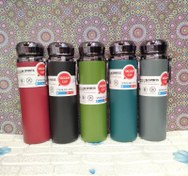 تصویر فلاسک استیل یک لیتری درب الماسی کد 1549 