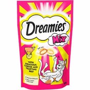 تصویر تشویقی گربه دریمیز طعم مرغ 60 گرم Dreamies Treat With Chicken 60g