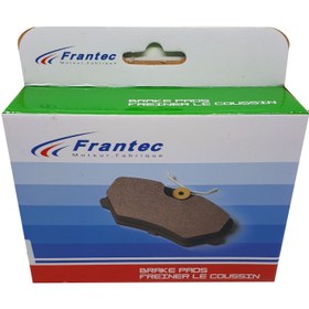 تصویر لنت ترمز چرخ جلو تیبا ساینا کوییک فرانتک Front wheel brake pad Tiba