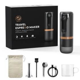 Travel espresso outlet machine