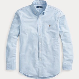 تصویر پیراهن آکسفورد رالف لورن Ralph Lauren SOLID OXFORD SPORT SHIRT Blue 