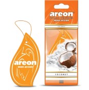 تصویر خوشبو کننده آویزی کارتی Areon مدل Coconut رایحه نارگیل بسته 1 عددی 