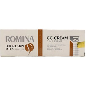 تصویر سی سی کرم 6 در 1 حجم 60میل ر ا Romina Cc Cream 6 In 1 60ml Romina Cc Cream 6 In 1 60ml