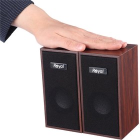 تصویر اسپیکر دو تکه Royal RSL-716 Royal RSL-716 MULTIMEDIA USB 2.0 SPEAKER