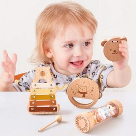 تصویر بلز چوبی خرس 