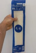 تصویر بست کمربندی پلاستیکی با طول 37 سانتیمتر عرض 3.6 میلیمتر G4 cable tie