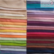 تصویر پارچه حریر ساده عرض ۳ متر 