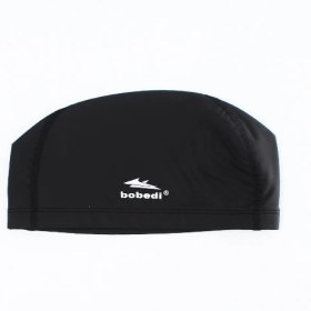 تصویر کلاه شنا بوبدی رنگ مشکی 