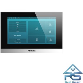 تصویر تاچ پنل آیفون هوشمند آکووکس Akuvox C313n Indoor touch panel Akuvox c313n