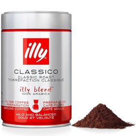 تصویر پودر قهوه ایلی مدل Classico مقدار 250 گرمی illy Classico Coffee Beans