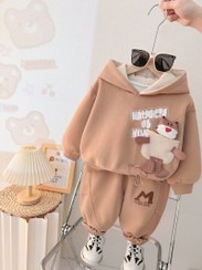 تصویر هودی شلوار ببری اورجینال- کد ۲۵۷۴-۳ 