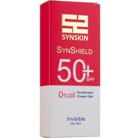 تصویر ژل کرم ضد آفتاب بی رنگ ساین اسکین مدل Syn Shield با SPF50 مناسب پوست چرب حجم 50 میلی لیتر 