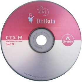 تصویر سی دی خام دکتر دیتا مدل CD-R پک 50 عددی 