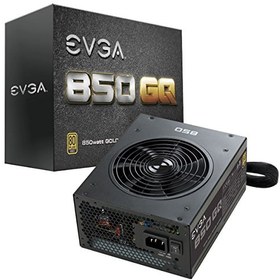 تصویر EVGA 850 GQ، 80 GOLD 850W، نیمه مدولار، حالت EVGA ECO، 5 سال گارانتی، منبع تغذیه 210-GQ-0850-V1 