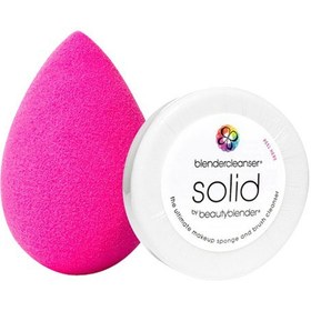 تصویر اسفنج آرایشی بیوتی بلندر اشکی به همراه صابون Beauty Blender Make Up Sponge + Solid