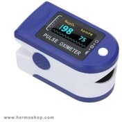 تصویر دستگاه اکسیژن سنج Pulse Oximeter مدل PO1854 با نمودار ریتم و منحنی قلب 