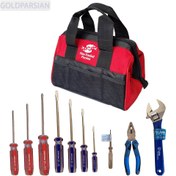 تصویر مجموعه ابزار 11 پارچه sina emdad مدل CA015 