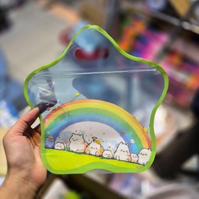 تصویر زیپ کیپ دسته دار ستاره سبز 