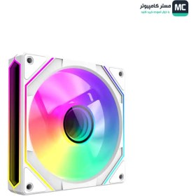 تصویر فن کیس گیم مکس FN12A-S8I-W White GAMEMAX FN12A-S8I-W White 120mm ARGB Case Fan