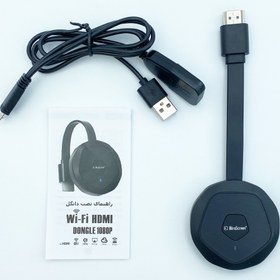 تصویر دانگل انتقال تصویر HDMI کی نت مدل K-DHWF1080 ا K-Net HDMI Dongle 1080P K-DHWF1080 K-Net HDMI Dongle 1080P K-DHWF1080