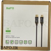 تصویر کابل HDMI 2.1 REAL 8K 10M | اچ دی ام ای 10متر 8K بافو HDMI V2.1 8K 10M