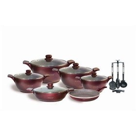 تصویر سرویس پخت و پز 18 پارچه فورته مدل اسکار پلاس Forte Oscarplus Cookware Set_18 PCS