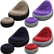 تصویر مبل بادی تک نفره با زیر پایی لیدسوی Leedsooy مدل 81100 