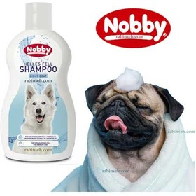 تصویر شامپو سگ نوبی برای موهای روشن (محصول آلمان) Nobby Shampoo Light Coat