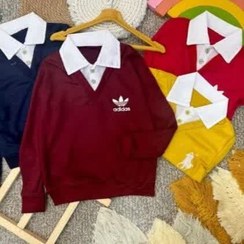 تصویر بلوز دو یقه دو دکمه آدیداس پسرانه (2 تا 11 سال) 