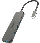 تصویر هاب USB-C فیلیپس مدل SWR1607K پنج کاره 