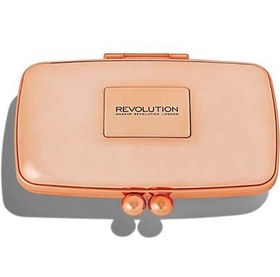 تصویر پالت هایلایتر برنزر ۳ رنگ رولوشن / Revolution Renaissance Illuminate Blissful Bronze Highlighter Palette 