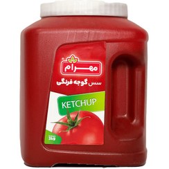 تصویر سس گوجه فرنگی تند سطلی مهرام ۳۰۰۰ گرم دبه 