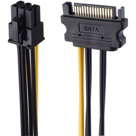 تصویر کابل تبدیل برق Roya SATA to 6-Pin Royal Sata To 6 Pin Power Conversion Cable