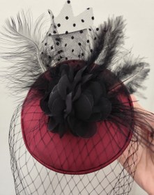 تصویر کلاه مجلسی زرشکی 