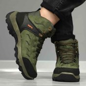 تصویر کفش کوهنوردی هامتو مدل ساقدار سبز 