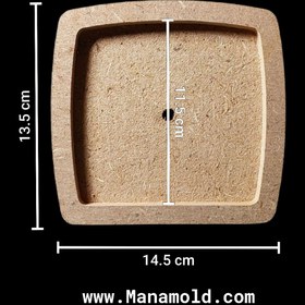 تصویر بیس چوبی ساعت 