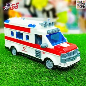 تصویر ماشین آمبولانس کنترلی شارژی اسباب بازی CITY AMBULANCE TOY 2042 